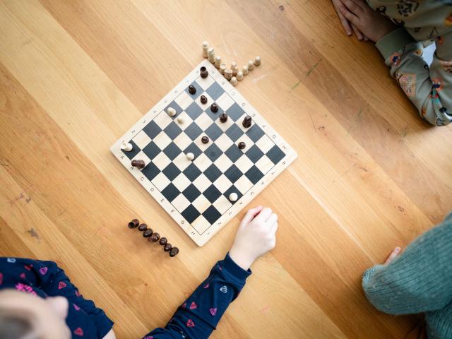kinderen schaken