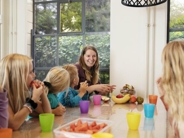 tafelmoment BSO kinderopvang Bijdehandjes locatie Scherpenzeel  